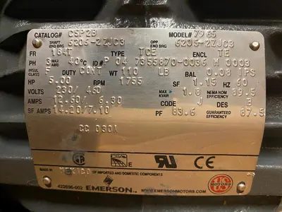 New | in-Stock EMERSON C5P28 Motors (misc) | Surplus Asset Holdings #1205347