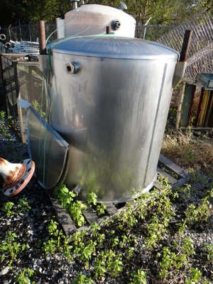 Viatec 320 Gallon OVC Stainless Steel Food Grade Tank