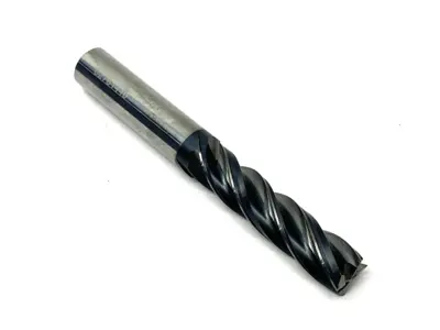 USED ACCUPRO SQUARE END MILL 1/2", 2" LOC, 1/2" SHANK DIAM, 4" OAL, 4 FLUTE