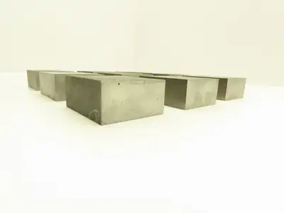 1018 Cold Rolled Steel Flat Bar Stock 1"thick x 2"W x 2-1/2"L  Lot of 9 Blocks