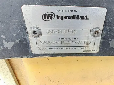 Used 2006 INGERSOLL-RAND 185 CFM AIR COMPRESSOR Rotary Screw & Sliding Vane Air Compressors Pennsylvania US | East West Machinery & Drilling #1417699
