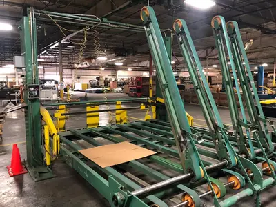 50″ x 113″ Hooper 2 Color Flexo Printer slotter