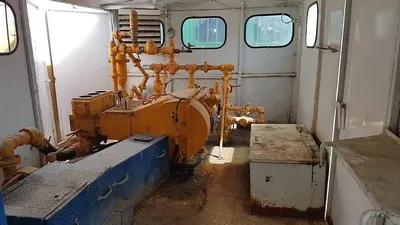 USED SJ PETRO SJ-300 TRIPLEX MUD PUMP