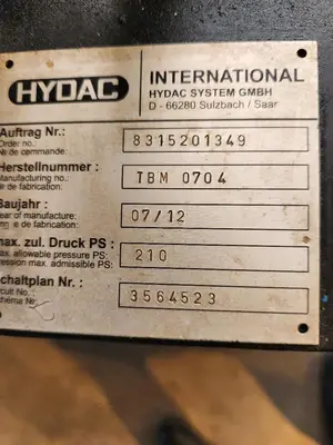Used 2012 HYDAC TBM 0704 Misc Industrial Equipment Kentucky US | Aucto #565419