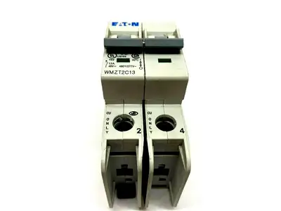 USED EATON CURRENT LIMIT 2 POLE CIRCUIT BREAKER