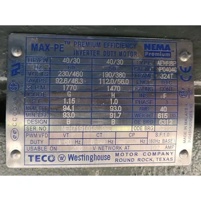 USED TWIN CITY FAN 365 BCV-SW