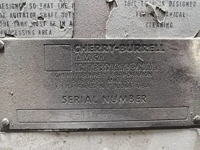 Cherry-Burrell SS Horizontal Dairy Tank