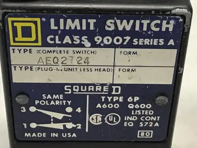USED SQUARE D 9007-AEQ2724