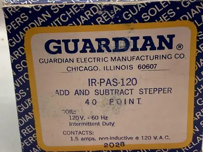 New | in-Stock GUARDIAN IR-PAS-120 Misc Electrical & Power Parts Ohio US | Surplus Asset Holdings #1236404