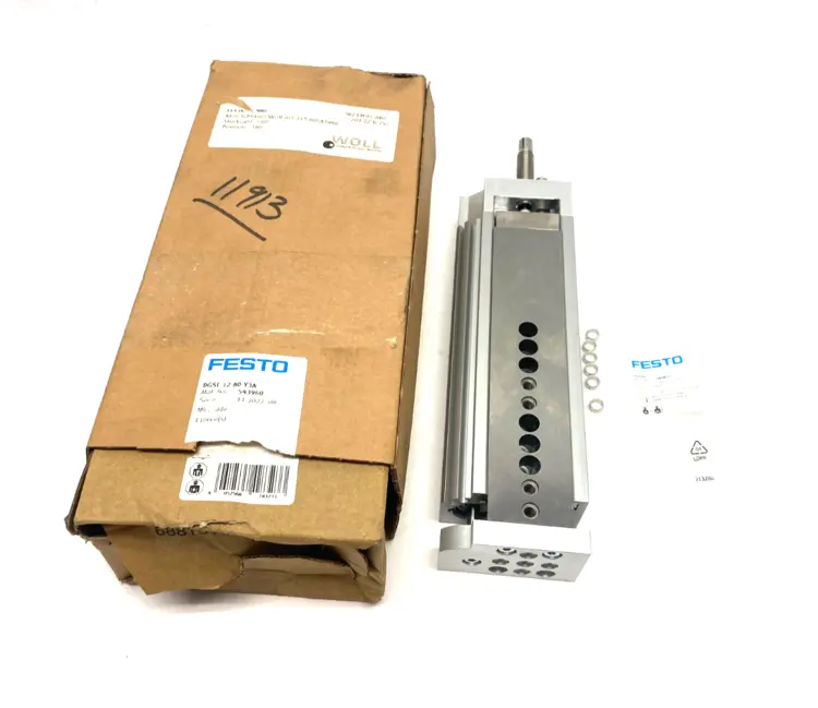 Used FESTO MINI SLIDE 80MM STROKE Misc Industrial Equipment | Maverick Industrial Sales #1111373