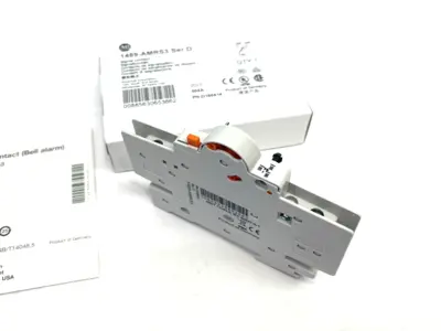 New | in-Stock Allen-Bradley Ser. D Signal Contact, 1 C.O. MCB Accessory Contact Blocks Michigan US | Maverick Industrial Sales #1462955