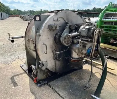Krauss-Maffei HZ 125/2.5 SiE peeler centrifuge, 316SS.