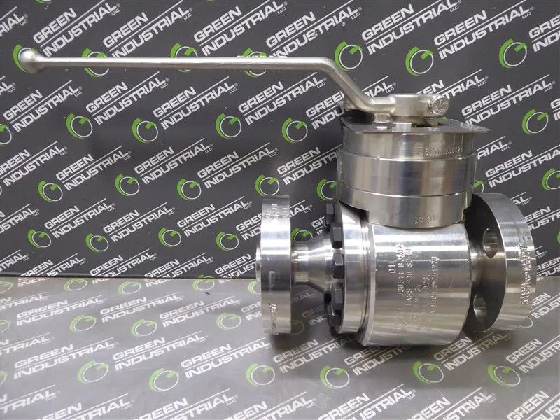 1/2" Perrin PS81H-0-5L BA265 Series 80-M Two Way Ball Valve Class 900 Used