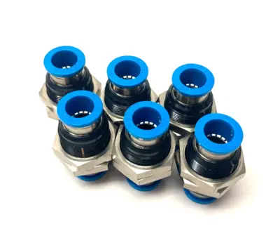 USED FESTO PUSH-IN BULKHEAD CONNECTOR 10MM TUBE