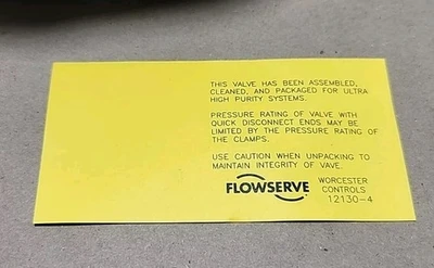 NEW Flowserve 2WK7466TFMTXB0V75