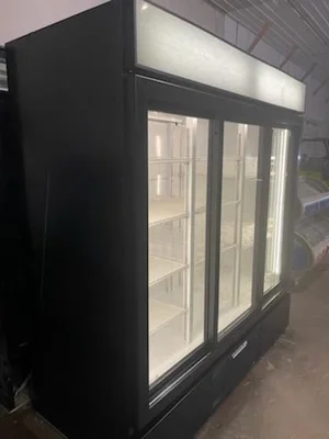 Used Beverage Air 2019 Beverage Air LumaVue 3 Glass Sliding Door Merchandising Cooler Refrigerator Display Refrigerators Illinois US | Falcon Restaurant Supply #1376452