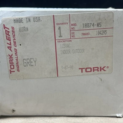 NEW Tork Alert TA874-N5