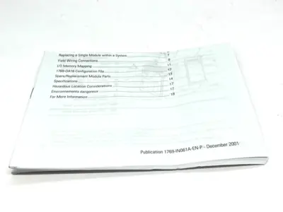New | in-Stock Allen-Bradley 1769-OA16 PLC Input & Output Michigan US | Maverick Industrial Sales #1460879