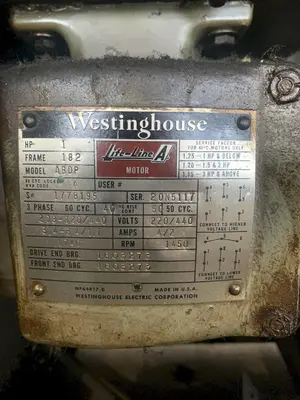 10" X 22" SOUTH BEND PRECISION SHOP LATHE. STOCK # 0746523.