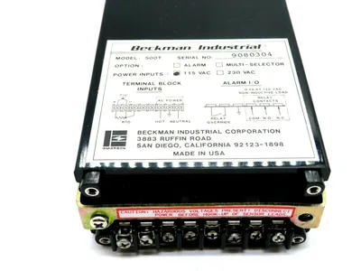 USED BECKMAN INDUSTRIAL 500T TEMPERATURE CONTROLLER 115VAC