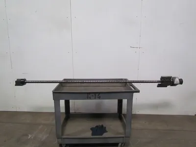 AMADA 50 Ton Turret Press Ball Screw & Nut W/Pulley and End Bearings 76" Travel