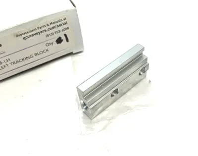 New | in-Stock QC Conveyors Side Rail Left Tracking Block Conveyor Parts Michigan US | Maverick Industrial Sales #1395915