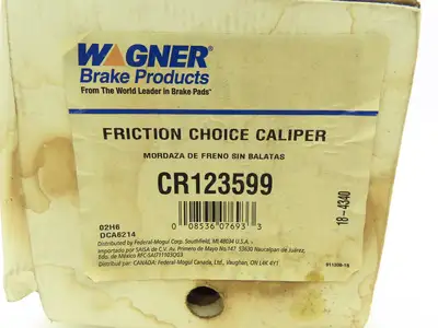 Wagner CR123599 Brake Caliper Left Front Jeep 1997-2000 Remanufactured