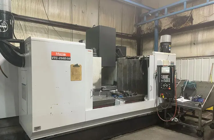 Used 2007 MAZAK VTC-250/50 Vertical Machining Centers Ohio US | Toolquip, Inc. #1540770