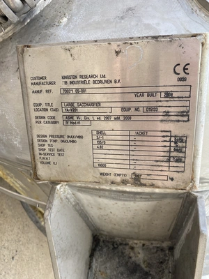 USED FIB INDUSTRIELE BEDRIJUEN 10,000 Litre