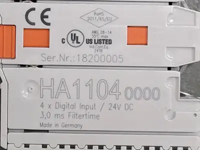 4x Digital Input 24VDC 3.0ms Filtertime HA1104