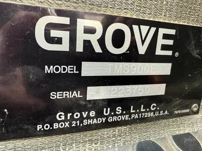 USED 2004 GROVE TMS900E