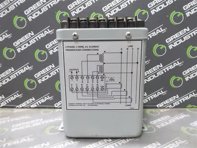 TransData 25WP552-12 Watt Transducer 3 Phase 4 Wire 2-1/2 Element Used