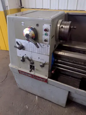 17" X 84" CLAUSING MODEL #17 ENGINE LATHE, 3" HOLE: STOCK #10292