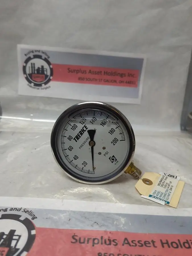 Used TRERICE D82LFB4002LA130 Universal Pressure Meters Ohio US | Surplus Asset Holdings #1226248