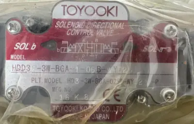 NEW TOYO-OKI HDD3C-3W-BGA-1-06B-WYD2 SOLENOID DIRECTIONAL CONTROL VALVE