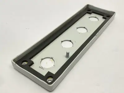 Unbranded Pushbutton Enclosure 4- Hole 22mm 9-1/2" x 3-1/2" x 2-3/4" LOT OF - Used