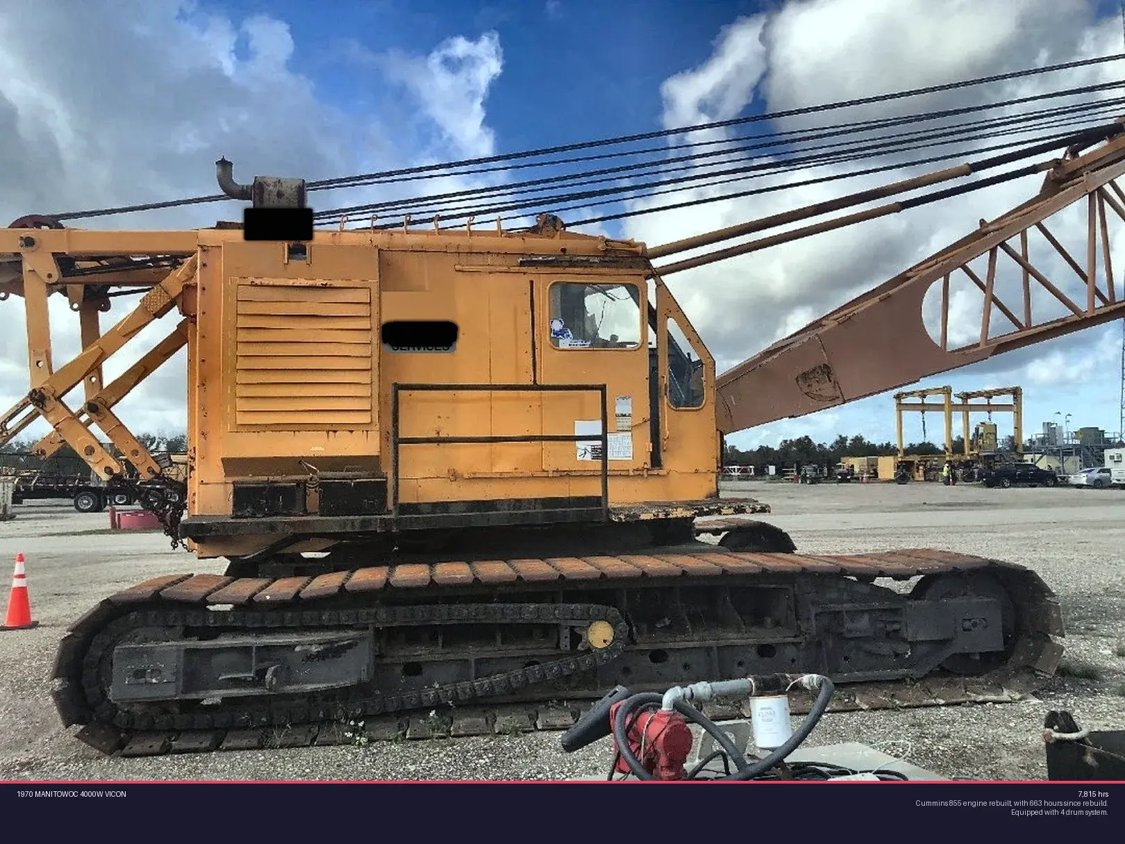 Used 1970 MANITOWOC 4000W VICON Crawler Cranes Louisiana US | Proxy Equipment #1377350
