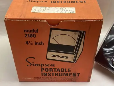 New | in-Stock SIMPSON 2100 Misc Electrical & Power Parts Ohio US | Surplus Asset Holdings #1234395