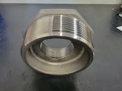 3" x 1-1/2" 316 Stainless Steel Hex Head Reducing Bushing (Box of 2)