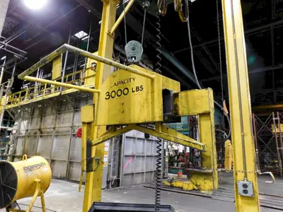 3,000 LBS CALDWELL MOTORIZED COIL GRAB LIFTER: STOCK #22717