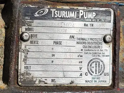 USED TSURUMI LH322W