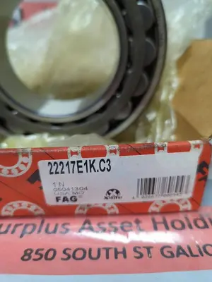 New | in-Stock FAG 22217EK.C3 Industrial Controls Ohio US | Surplus Asset Holdings #1241360