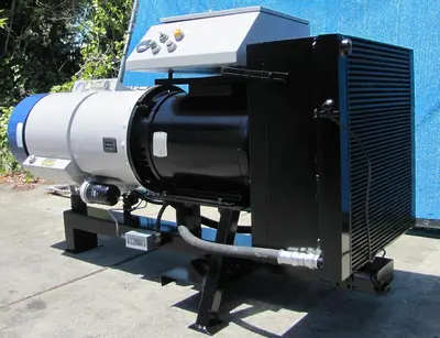 CompAir 50 HP Rotary Vane Air Compressor Baldor Electric Motor  215 CFM 460V 3Ph
