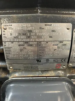 Used US MOTORS H20P1D Motors (misc) | Surplus Asset Holdings #1204871