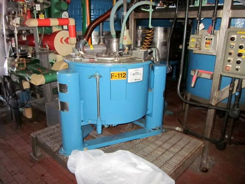 (5) Tolhurst 30 x 18 perforate basket centrifuges, rubber-lined.