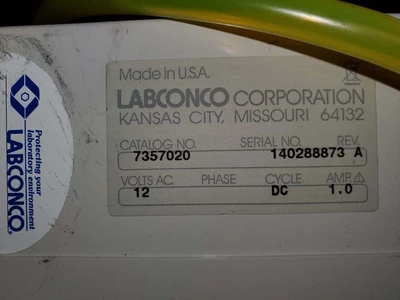 USED Labconco 7357020 Primemate Oil Changer System