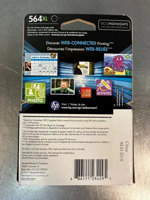 Hp 564XL Black Noir Cn684wn Opition 140 NEW (5.4.3)