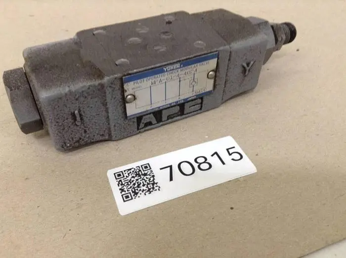 Used YUKEN MPA-01-4-4024 Valves/Fittings Michigan US | Ideal Machinery #595881