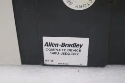 Allen Bradley 140U-J6X3 100A 3P 600V AC 250V DC Circuit Breaker STOCK H1866