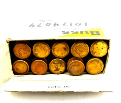 NEW LOT OF 10 BUSSMANN FRN-R-1/2 FUSES FRNR12